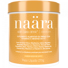 Naära Skin Care Drink - Colágeno Hidrolisado Sabor Doce de Leite 270g